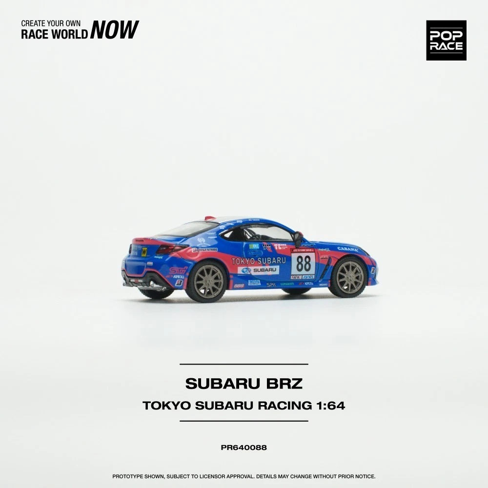 Pop Race 1/64 #88 Subaru BRZ