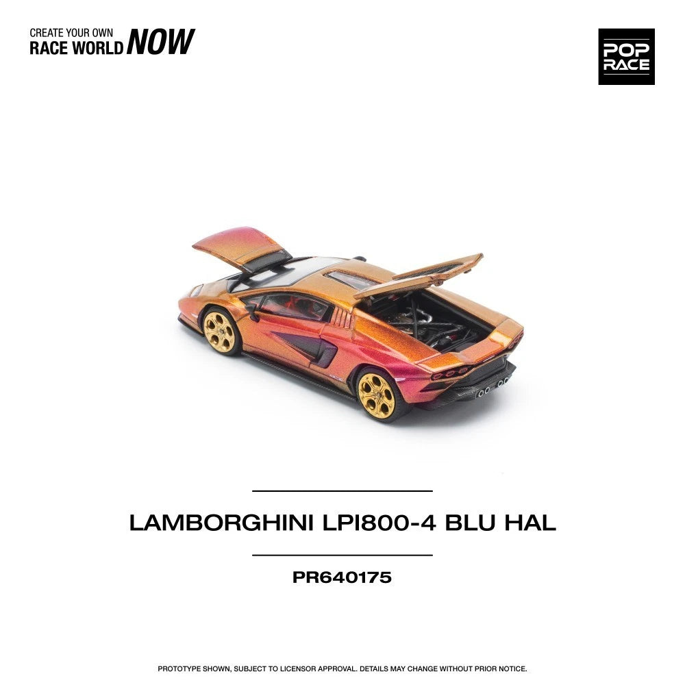 Pop Race 1/64 #175 Lamborghini Countach LPI 800