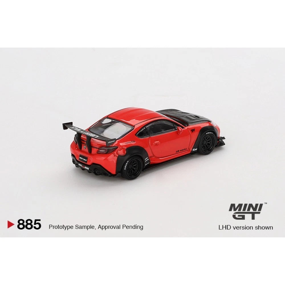 Mini GT 1/64 #885 Toyota GR86 LB Nation Red