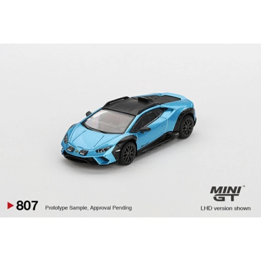 Mini GT 1/64 #807 Lamborghini Huracan Sterrato Blue