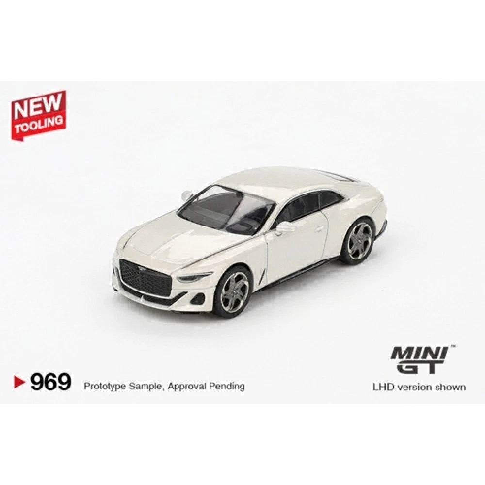 Mini GT 1/64 #969 Bentley Batur Bonneville Pearl White