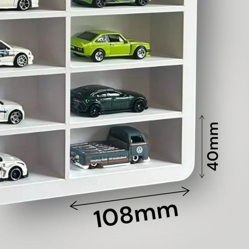 1/64 Diecast Cars 64 VERTICAL Car Model Display Cabinet
