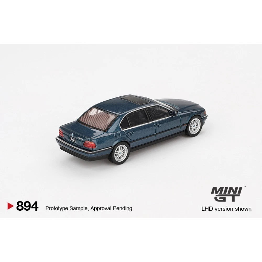 Mini GT 1/64 #894 BMW 750IL Blue