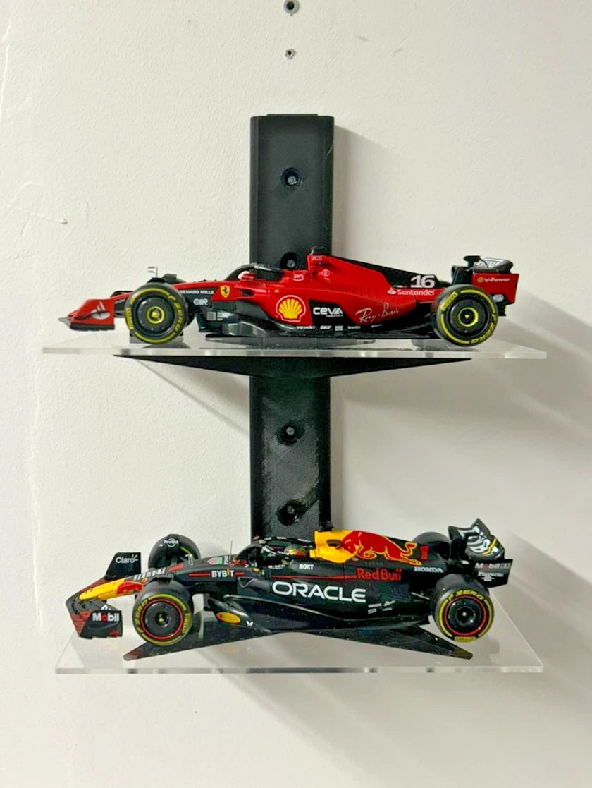 STACKABLE 1:24 DIECAST Car Wall Mounted ACRYLIC Display Shelf Toy Storage