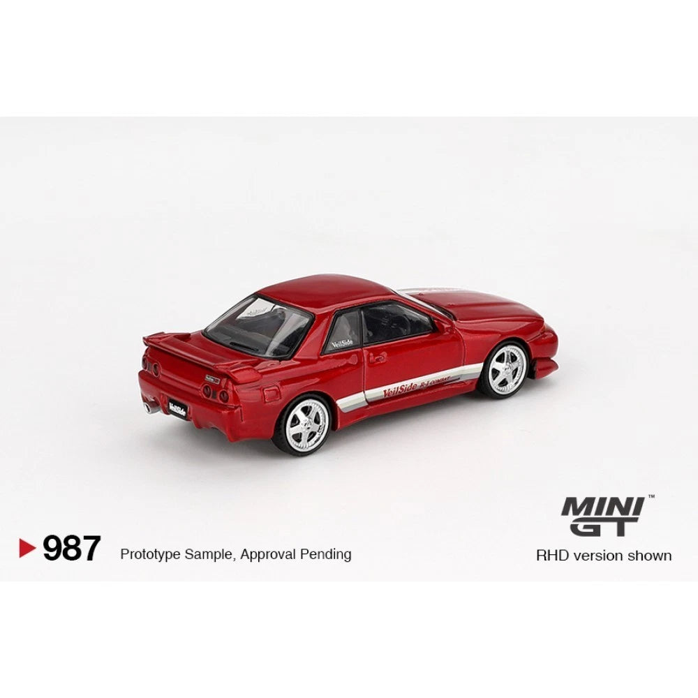 Mini GT 1/64 #987 Nissan Skyline GTR R32 Veilside Red
