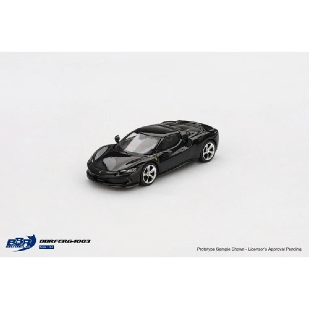BBR 1/64 Ferrari 296 GTB Black