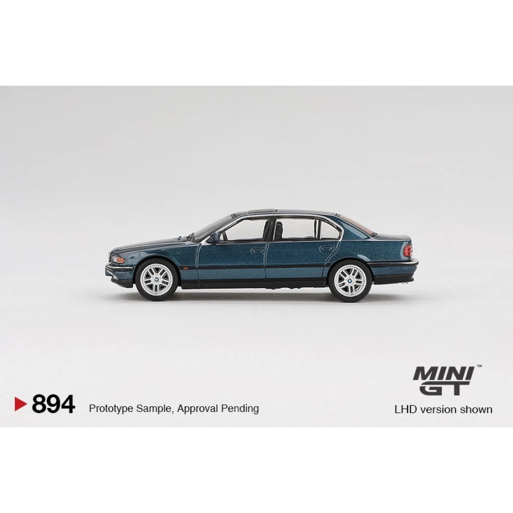 Mini GT 1/64 #894 BMW 750IL Blue