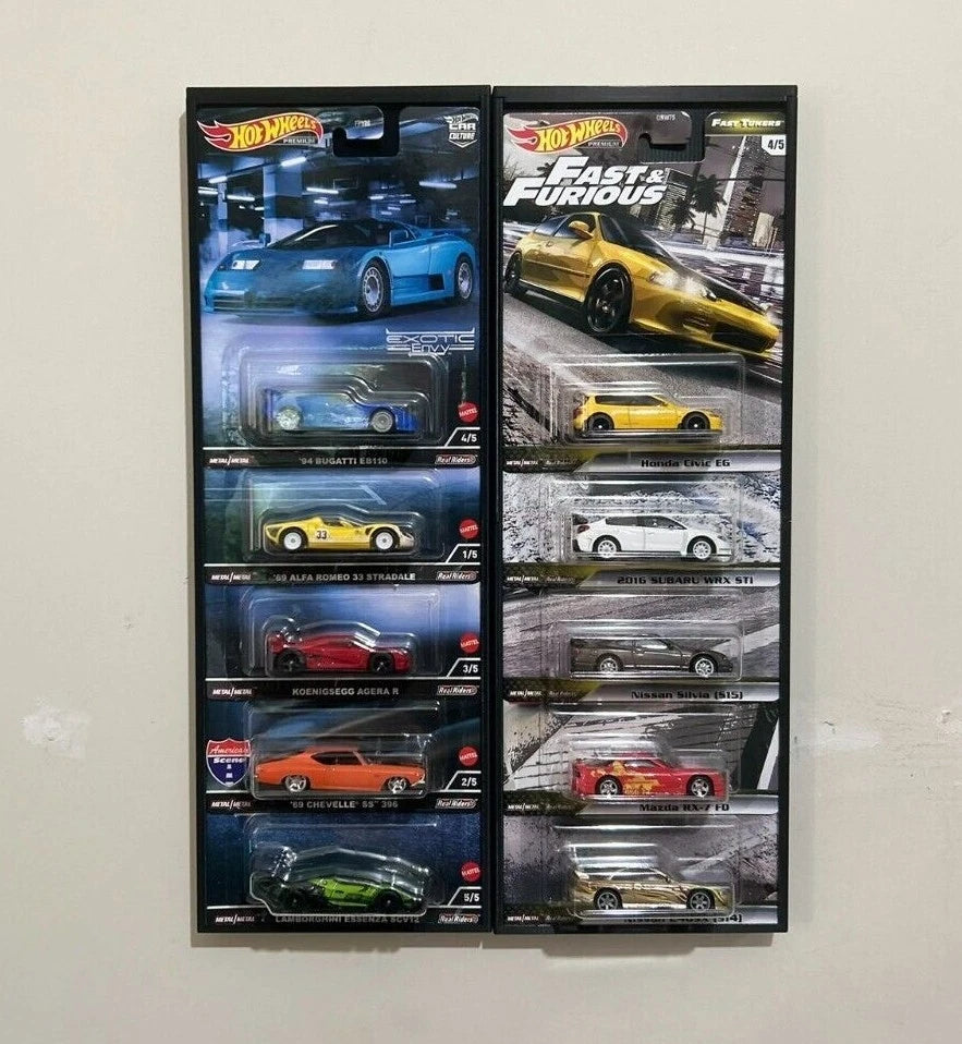 Modular Diecast 1/64 PREMIUM CARD Display Wall Shelf Toy Storage