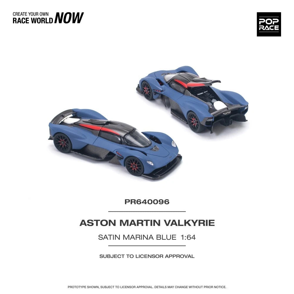 Pop Race 1/64 #96 Aston Martin Valkyrie