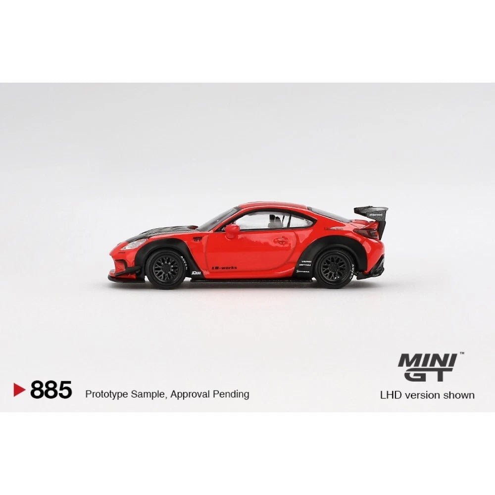 Mini GT 1/64 #885 Toyota GR86 LB Nation Red
