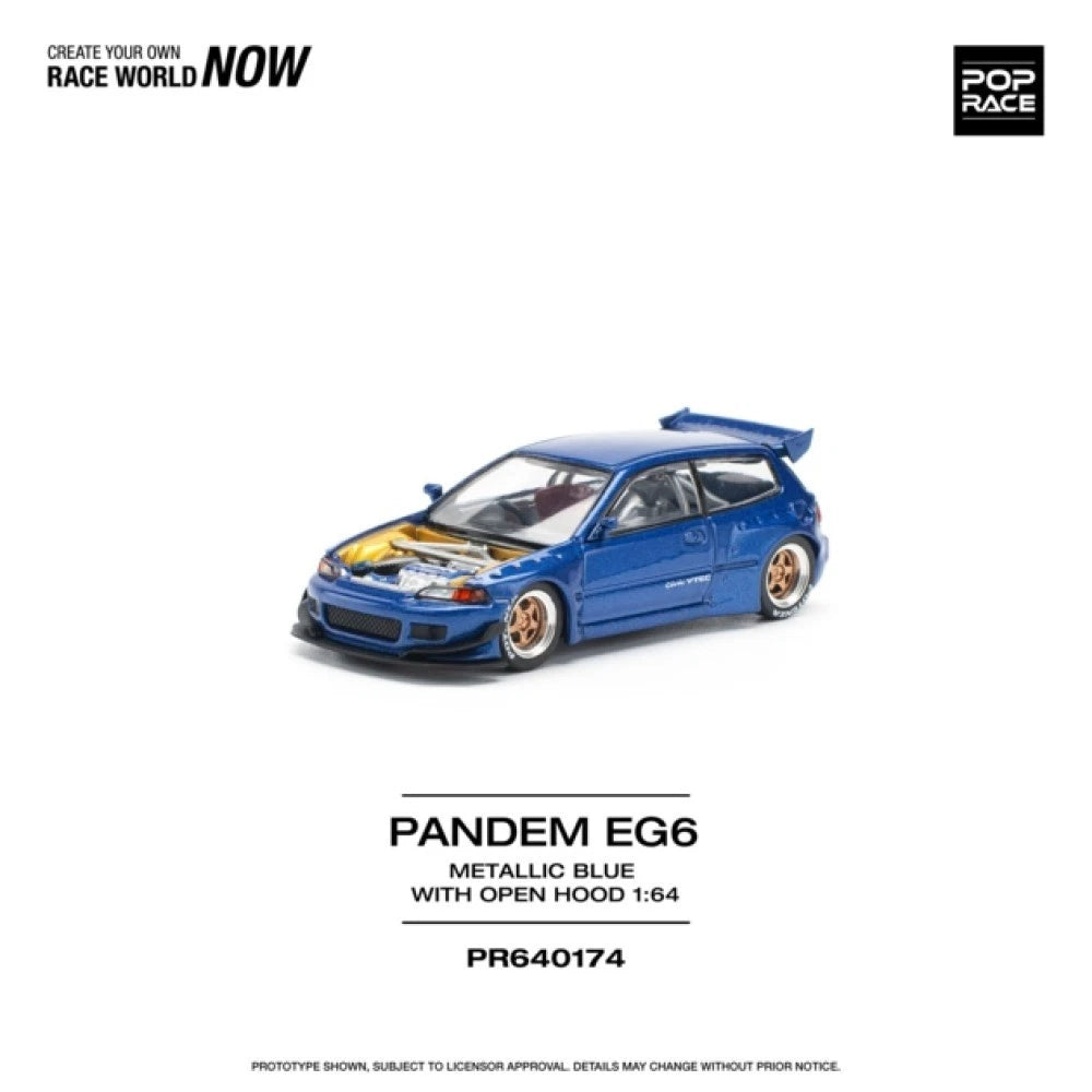 Pop Race 1/64 #174 Pandem Civic EG6