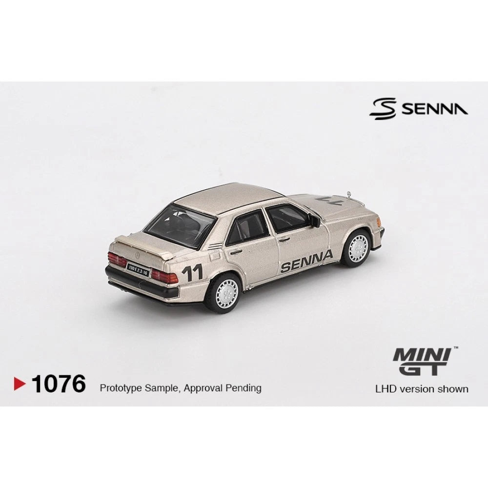 Mini GT 1/64 #1076 Mercedes Benz 190E 1984 Nurburgring Senna
