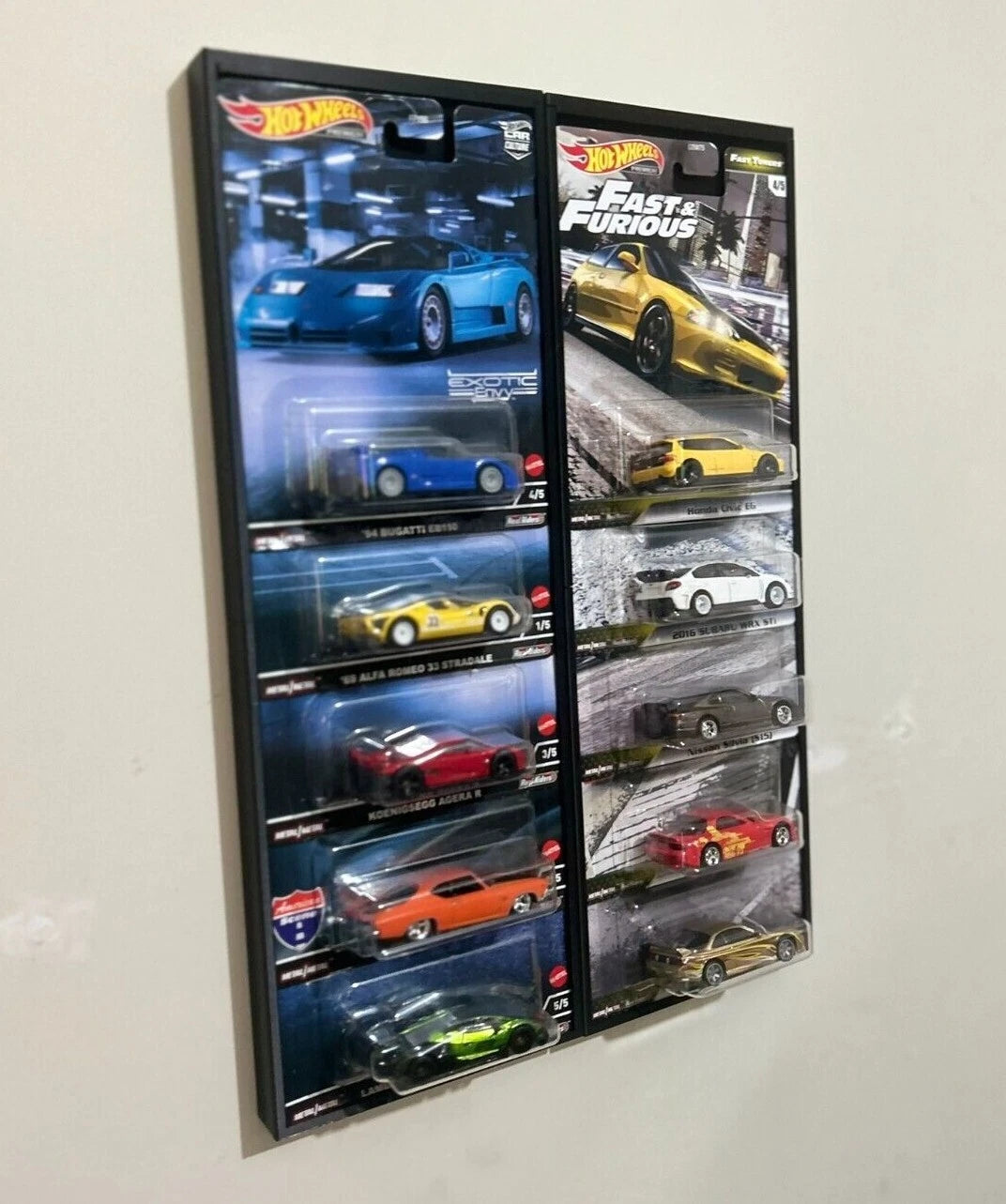 Modular Diecast 1/64 PREMIUM CARD Display Wall Shelf Toy Storage
