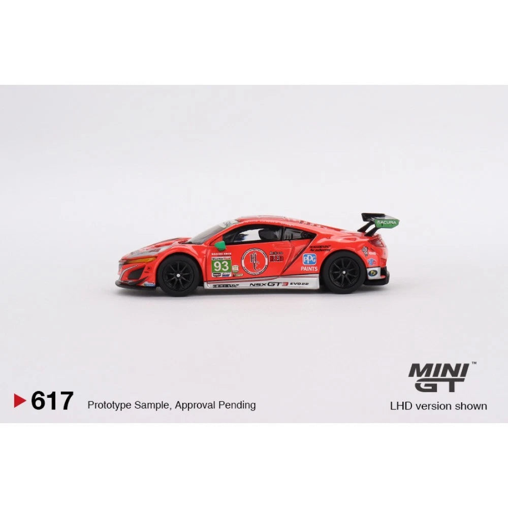 Mini GT 1/64 #617 Honda NSX GT3 EVO22 #93 2023 Daytona