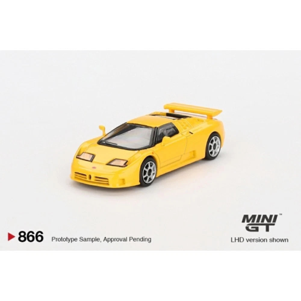Mini GT 1/64 #866 Bugatti EB110 Yellow