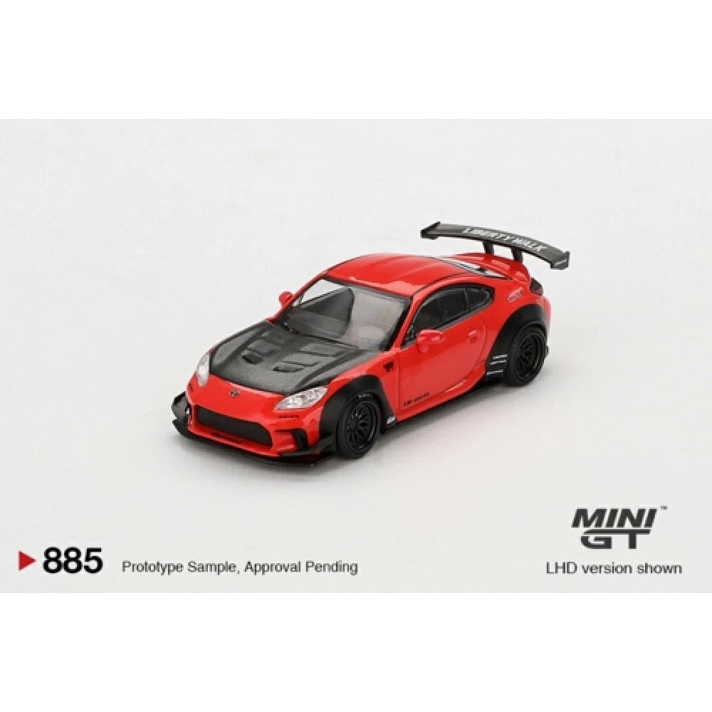 Mini GT 1/64 #885 Toyota GR86 LB Nation Red