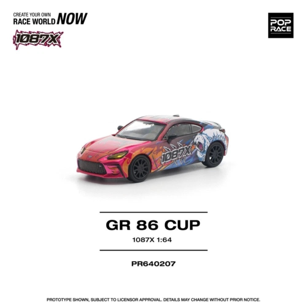 Pop Race 1/64 #207 Toyota GR86 Cup