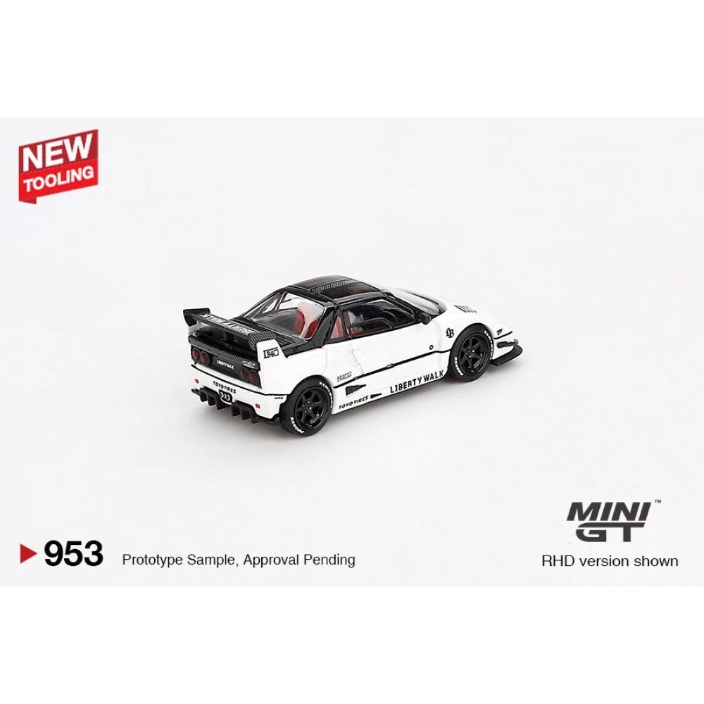 Mini GT 1/64 #953 Mazda AZ1 Liberty Walk LB40 2024 Tokyo Auto Salon White