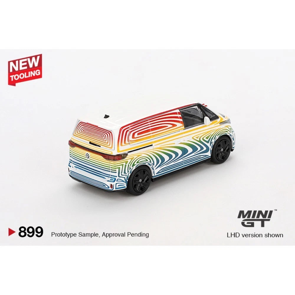 Mini GT 1/64 #899 Volkswagen VW ID Buzz Rainbow