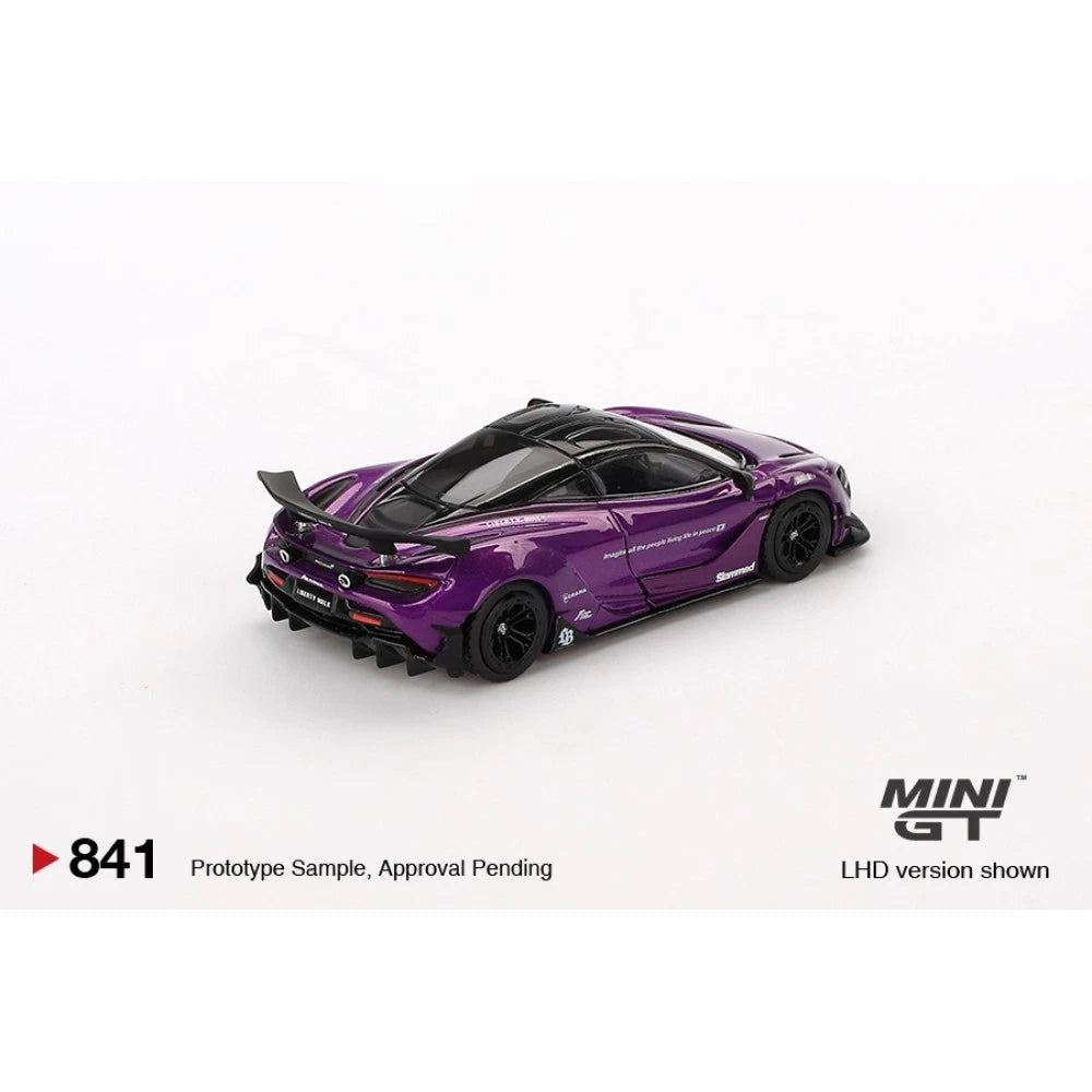 Mini GT 1/64 #841 McLaren 720S LB Works Purple