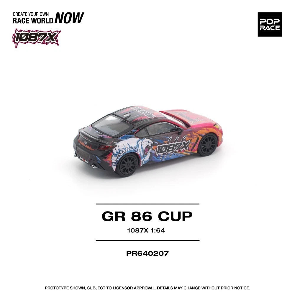 Pop Race 1/64 #207 Toyota GR86 Cup
