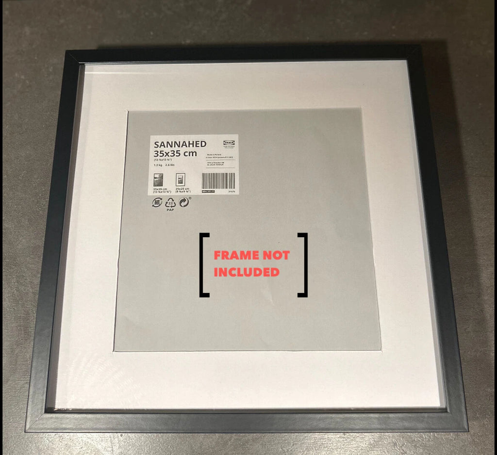 IKEA Picture Frame Insert 32 1/64 Car Display Stand Collectible Sannahed