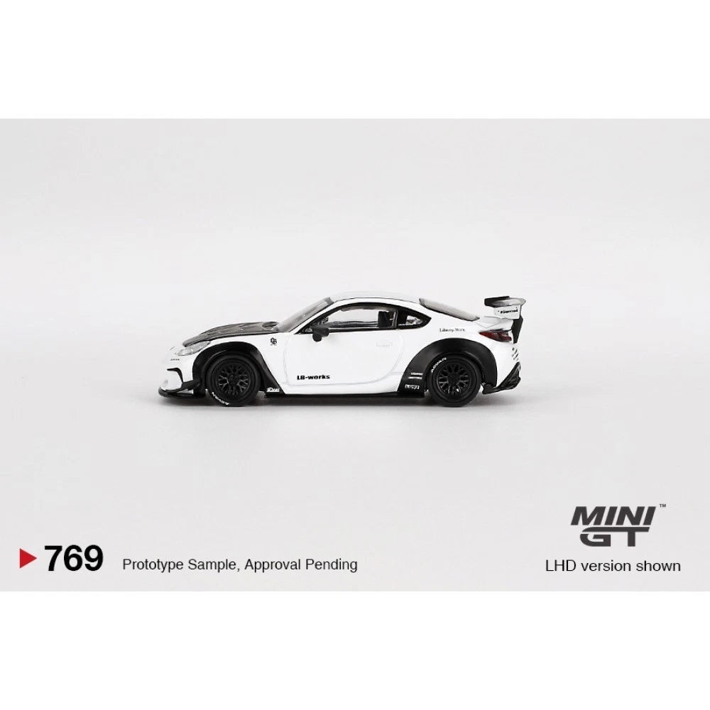 Mini GT 1/64 #769 Toyota GR86 LB Nation White