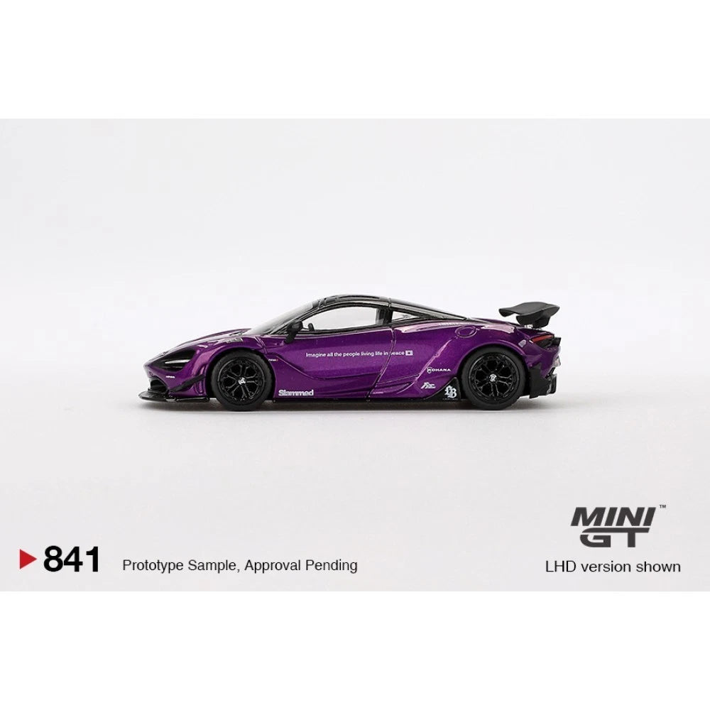 Mini GT 1/64 #841 McLaren 720S LB Works Purple