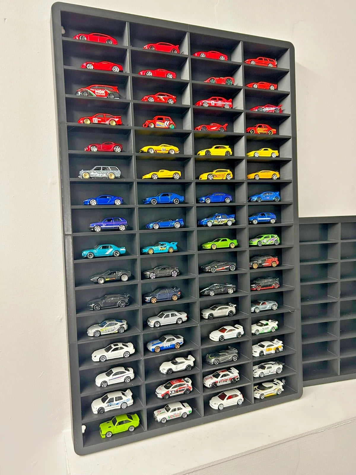 1/64 Diecast Cars 64 VERTICAL Car Model Display Cabinet