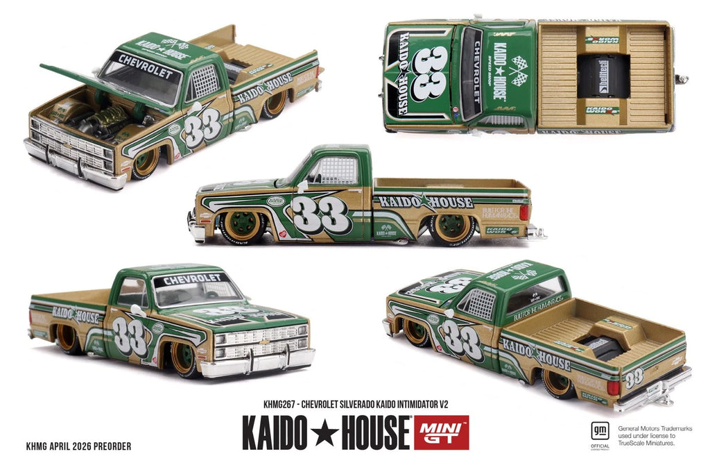 Mini GT Kaido House 1/64 #267 Chevrolet Silverado Intimidator