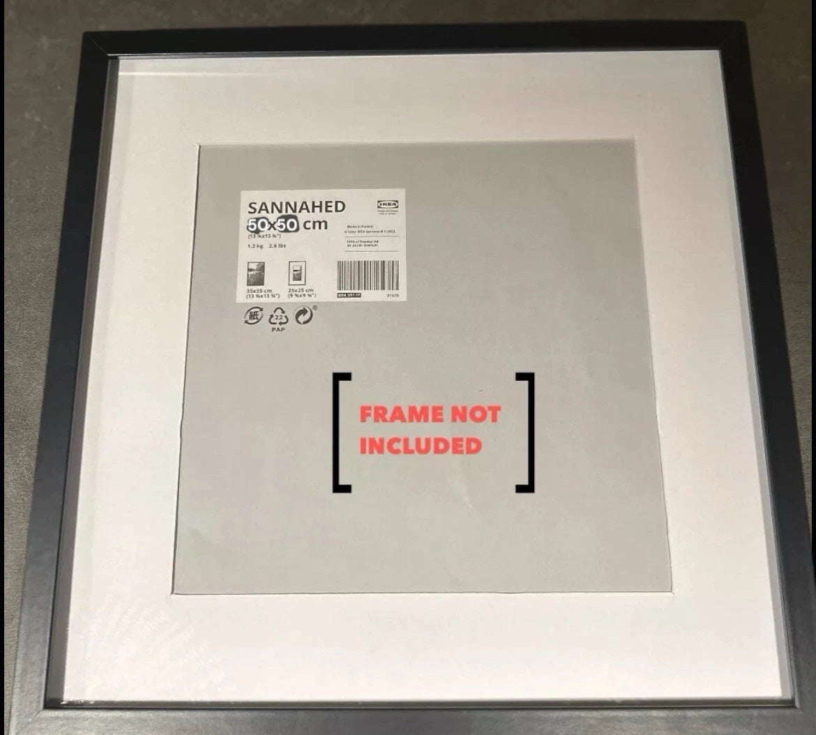 IKEA Picture Frame Insert 72 1.64 Diecast Car Display Stand Collectible Sannahed