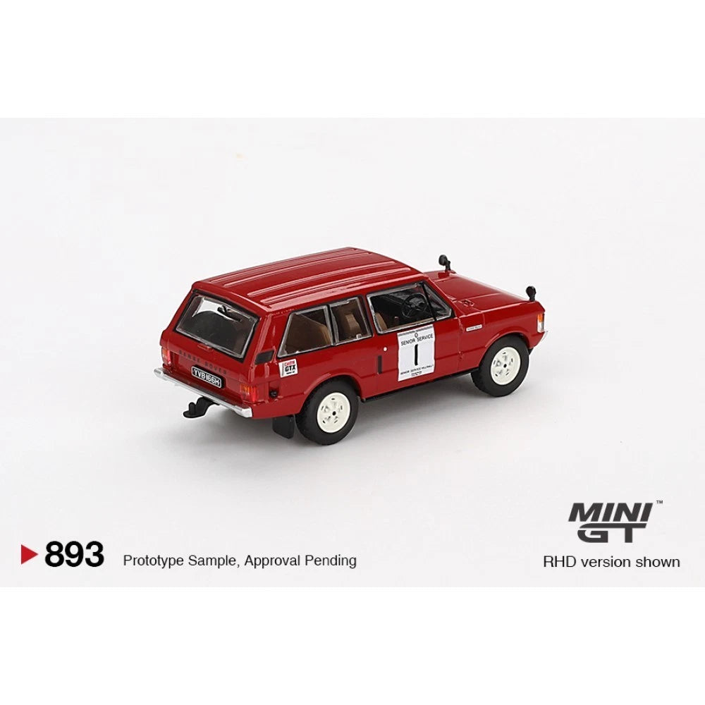 Mini GT 1/64 #893 RANGE ROVER 1971 RED