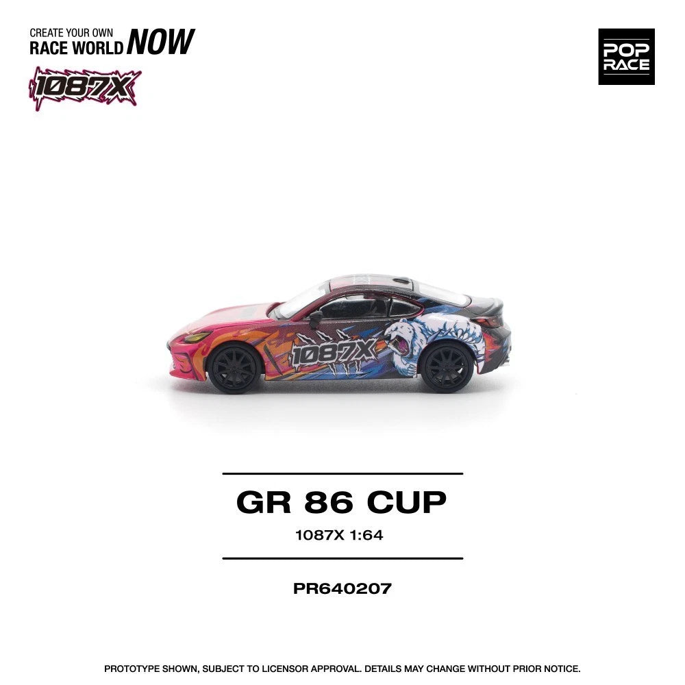 Pop Race 1/64 #207 Toyota GR86 Cup