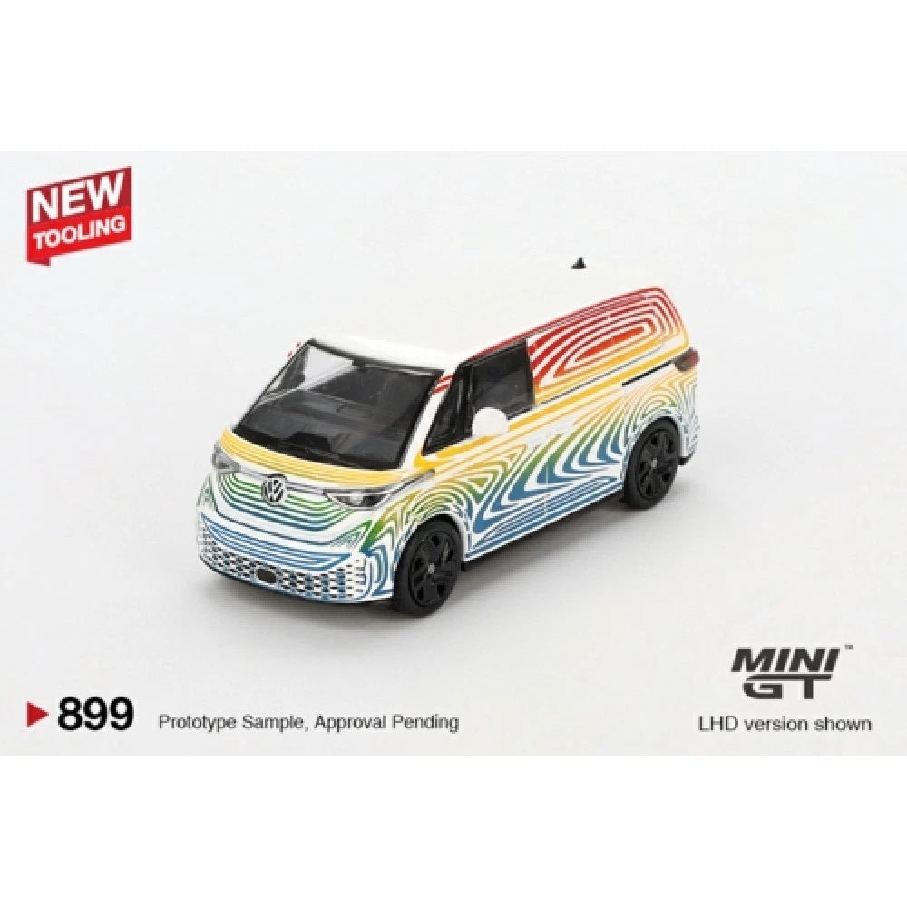 Mini GT 1/64 #899 Volkswagen VW ID Buzz Rainbow