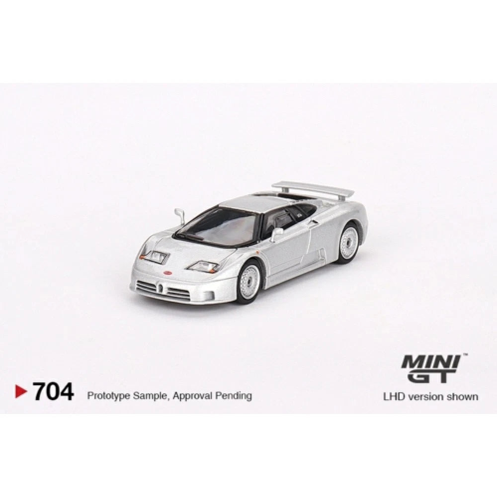 Mini GT 1/64 #704 Bugatti EB110 Silver