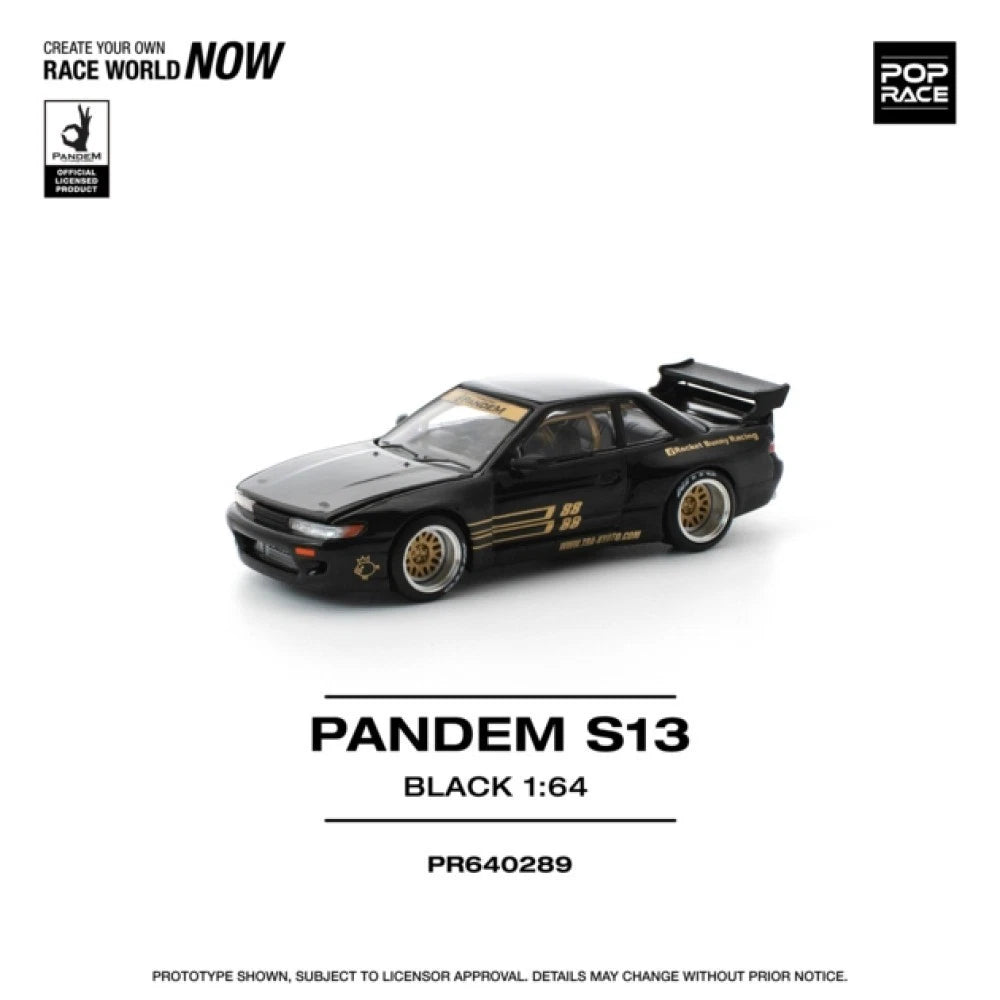 Pop Race 1/64 #289 Pandem Nissan Silvia S13