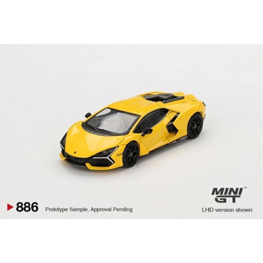 Mini GT 1/64 #886 Lamborghini Revuelto Yellow