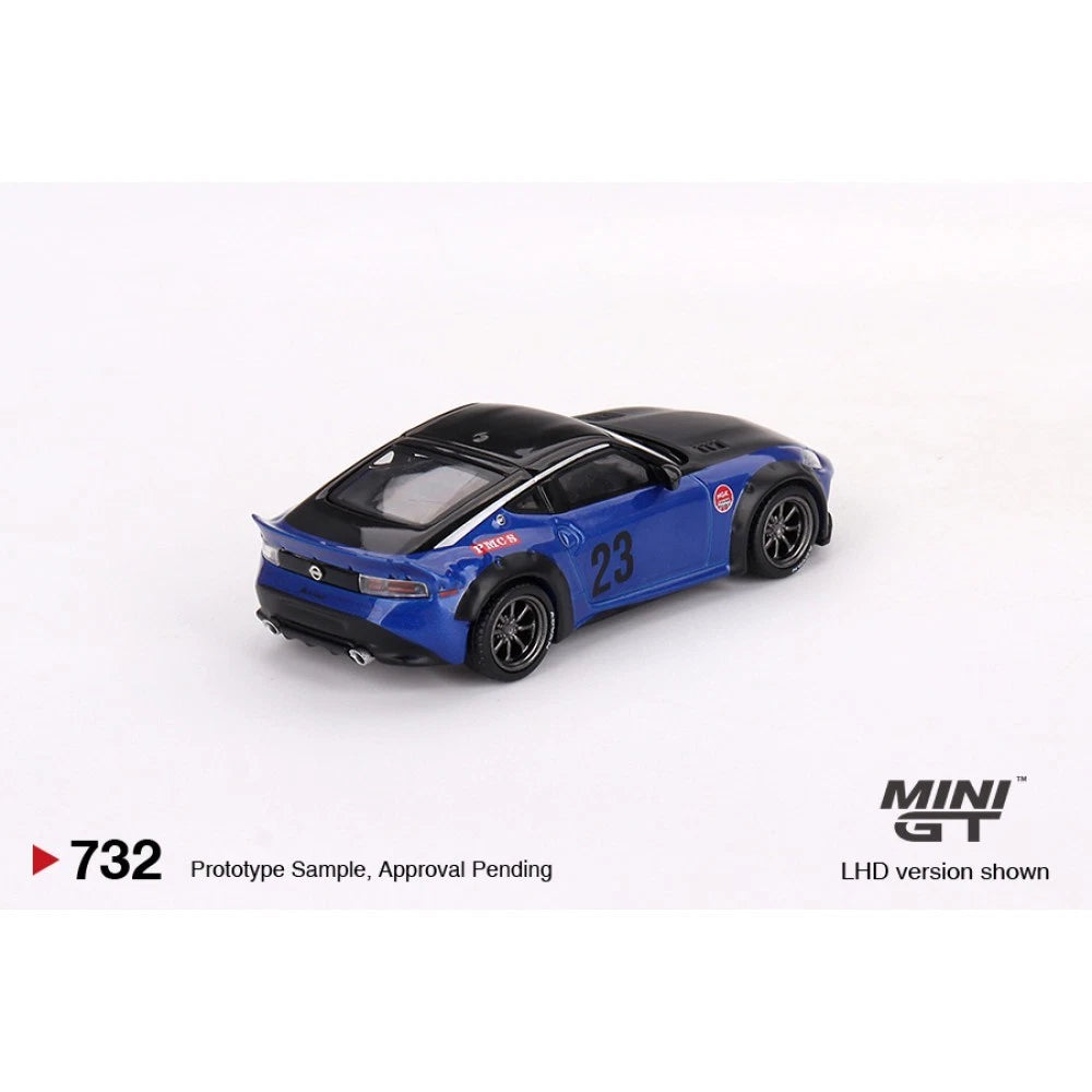Mini GT 1/64 #732 Nissan Z LB Nation Works Blue