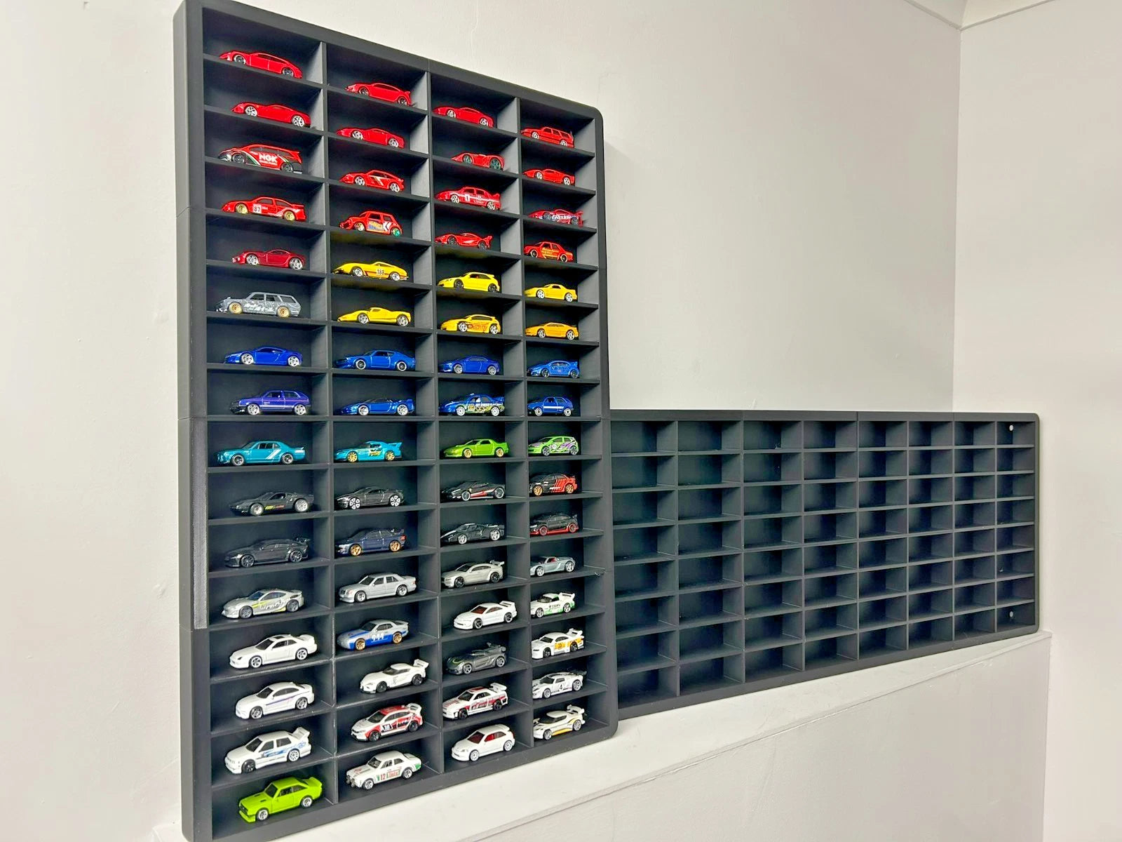 1/64 Diecast Cars 64 VERTICAL Car Model Display Cabinet