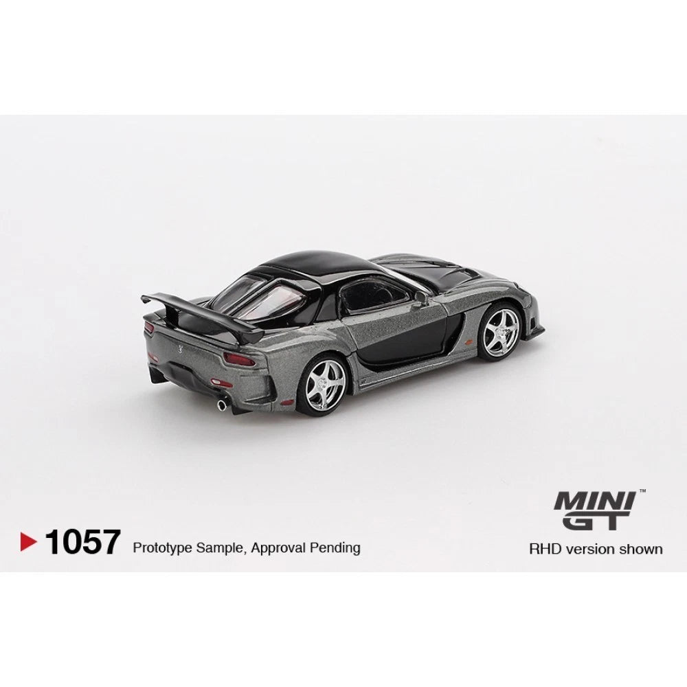 Mini GT 1/64 #1057  Mazda RX7 Veilside Fortune7 Grey