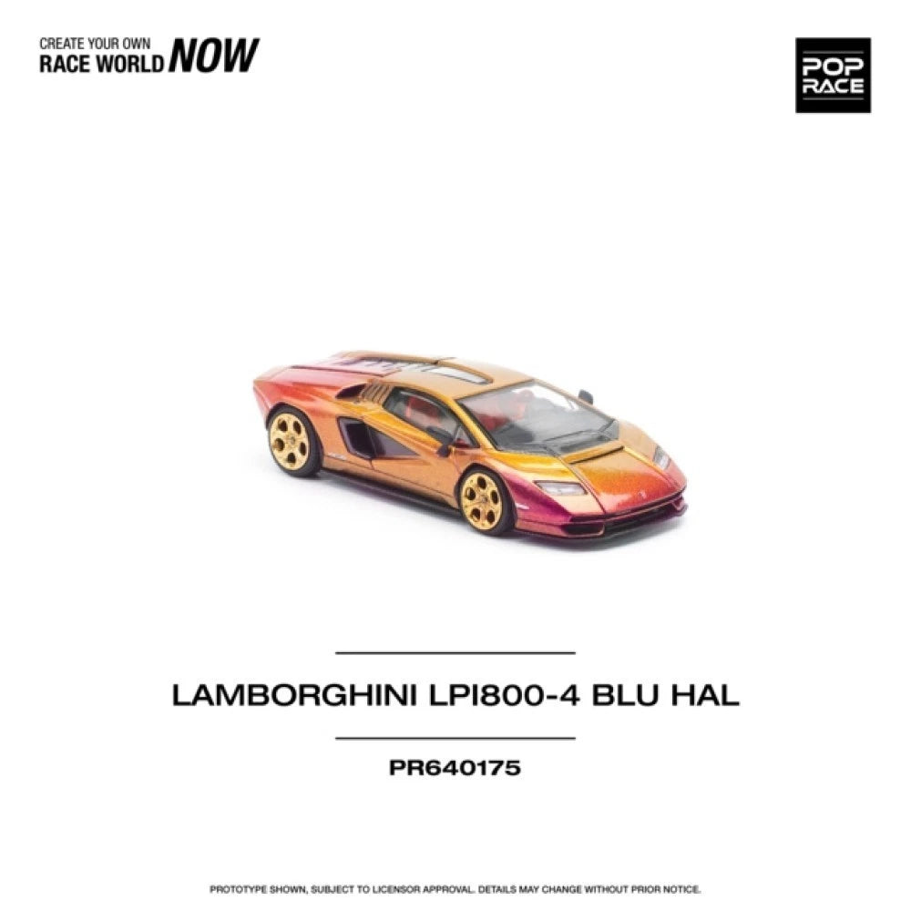 Pop Race 1/64 #175 Lamborghini Countach LPI 800