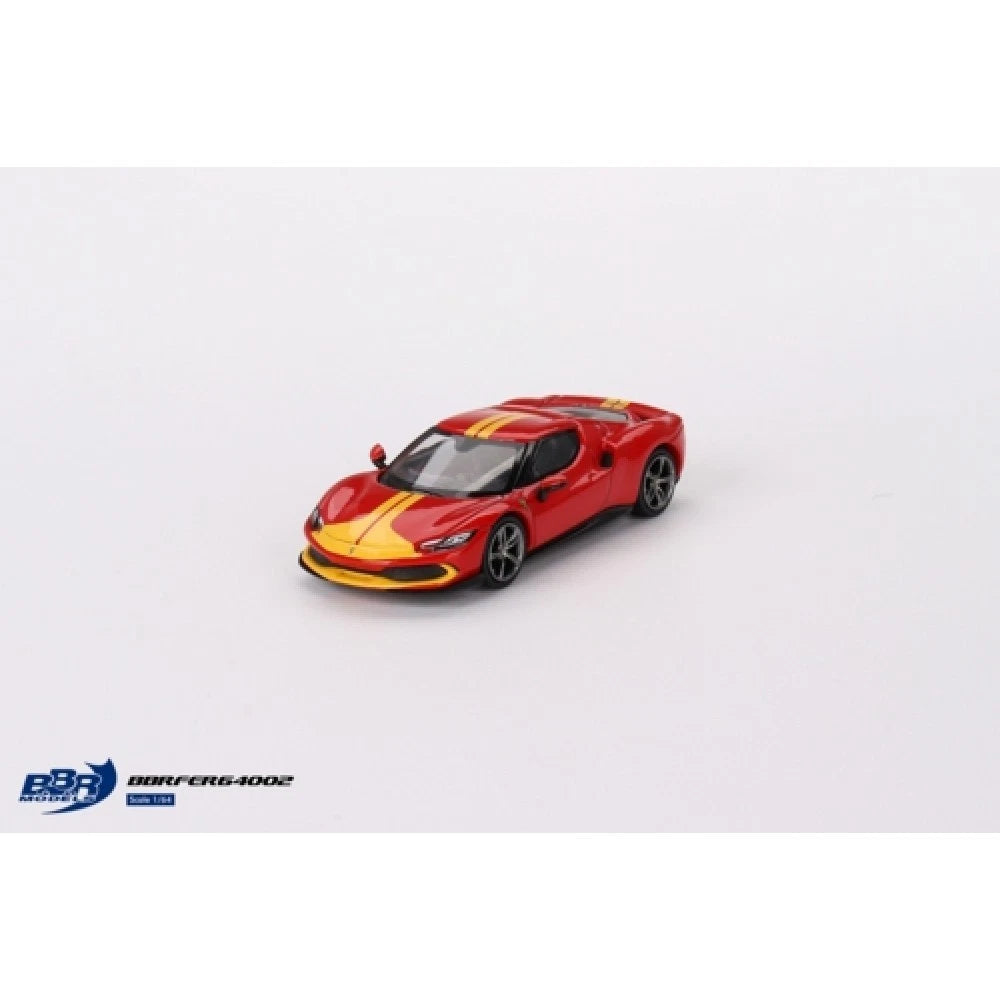 BBR 1/64 Ferrari 296 GTB Red/Yellow