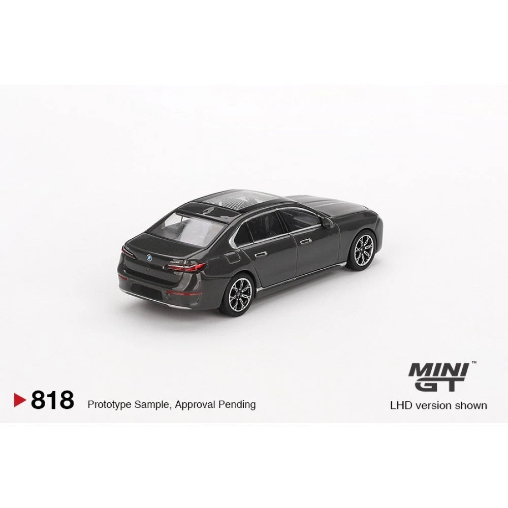 Mini GT 1/64 #818 BMW i7 xDrive60 Grey