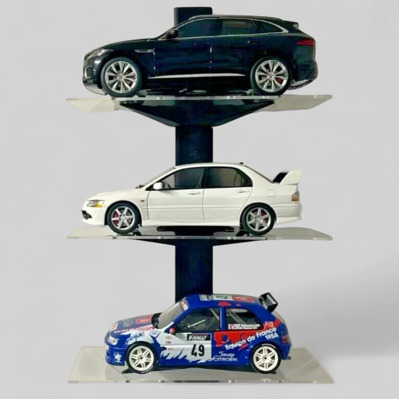STACKABLE 1:18 DIECAST Car Wall Mounted ACRYLIC Display Shelf Toy Storage