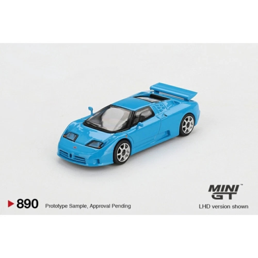 Mini GT 1/64 #890 Bugatti EB110 Blue