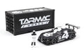 Tarmac Works 1/64 2018  2018 Mercedes AMG GT3 #4 With Container & Figure Black